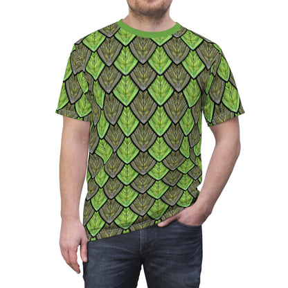 The Wyrmscale Tee - Green Dragon Scales