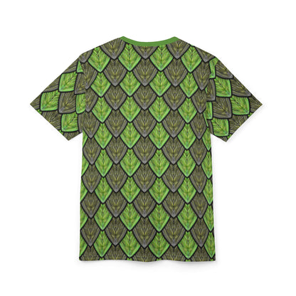 The Wyrmscale Tee - Green Dragon Scales