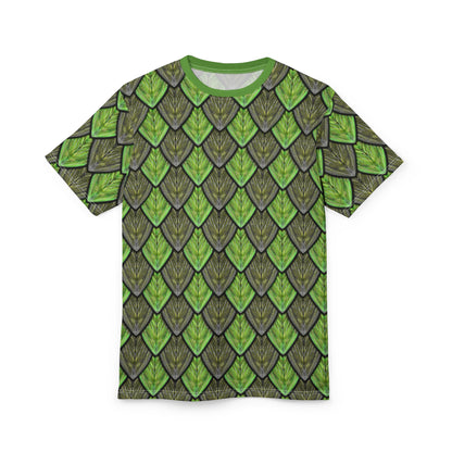 The Wyrmscale Tee - Green Dragon Scales